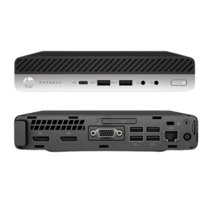 HP EliteDesk 800 G4 Mini PC 8th Gen Refurbished Desktop for Office & Business Use