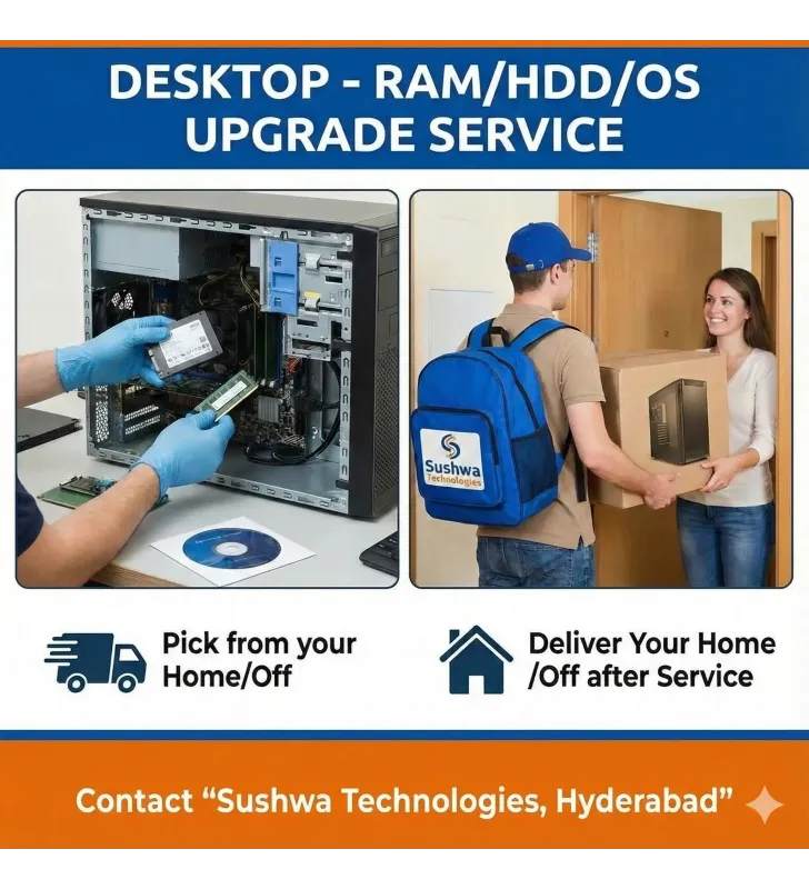 Desktop - Ram/HDD/OS Upgrade Service Desktop - Ram/HDD/OS Upgrade Service