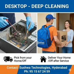 Desktop Deep Cleaning Service – Internal Cleaning